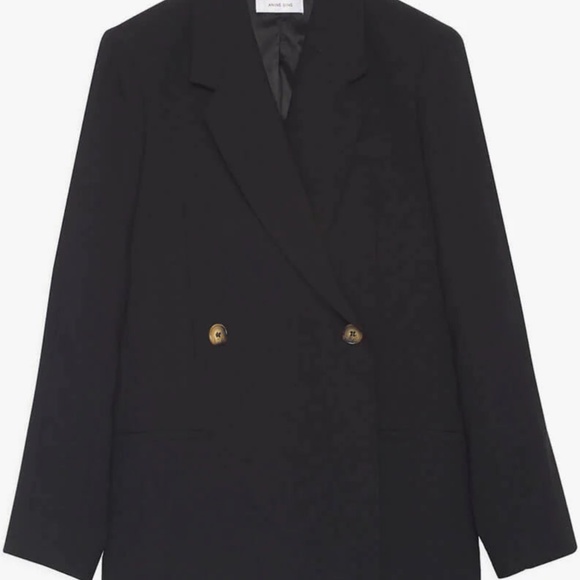 Anine Bing Kaia Black Blazer - Picture 2 of 2